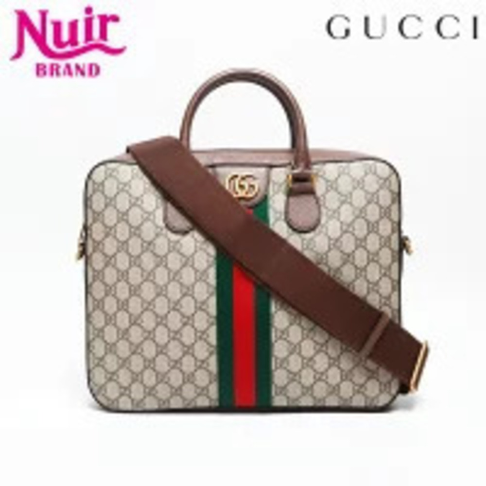 Gucci GG Brown Bag Shoulder Supreme Ophidia - Picture 2 of 13